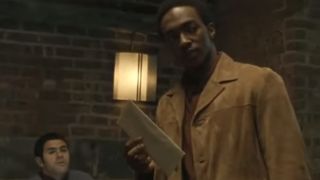 Anthony Mackie looking annoyed in She Hate Me