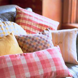 cushions in array of different colours and patterns