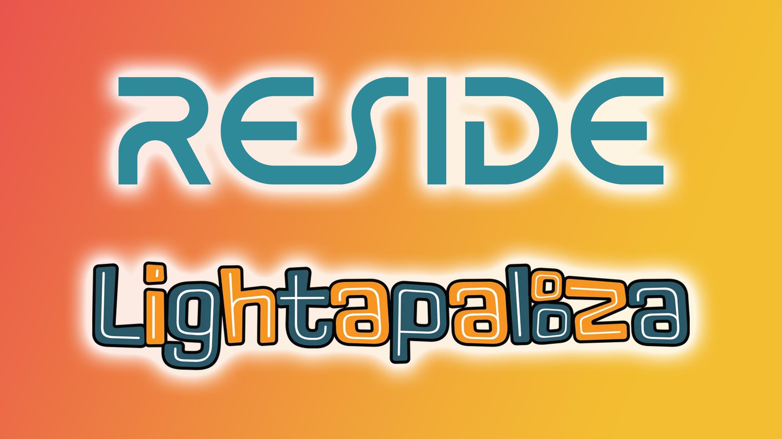 RESIDE and Lightapalooza Logos