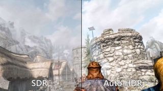 Microsoft's AutoHDR in Skyrim via Windows 11