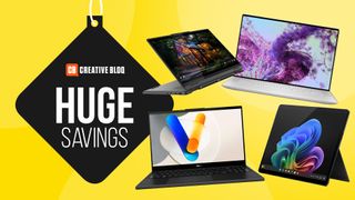 Best Buy Black Friday laptop deals on a yellow background