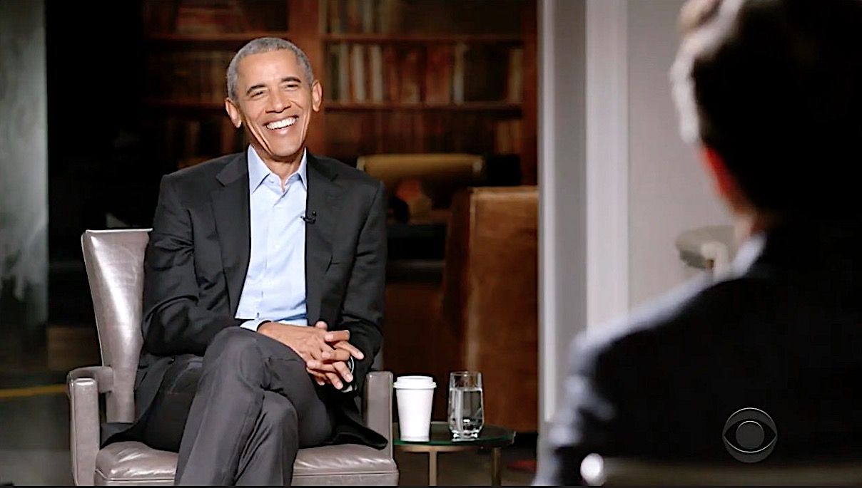 Stephen Colbert interviews Barack Obama