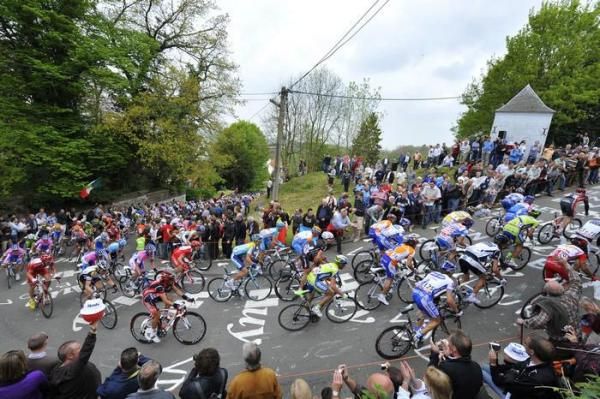The Mur de Huy is an icon in world cycling.