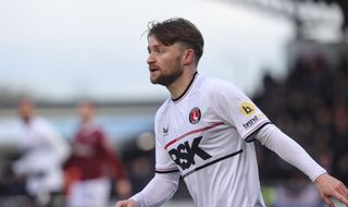 Alfie May of Charlton Athletic in action during the Sky Bet League One match between Northampton Town and Charlton Athletic at Sixfields on March 02, 2024 in Northampton, England. (Photo by Pete Norton/Getty Images)