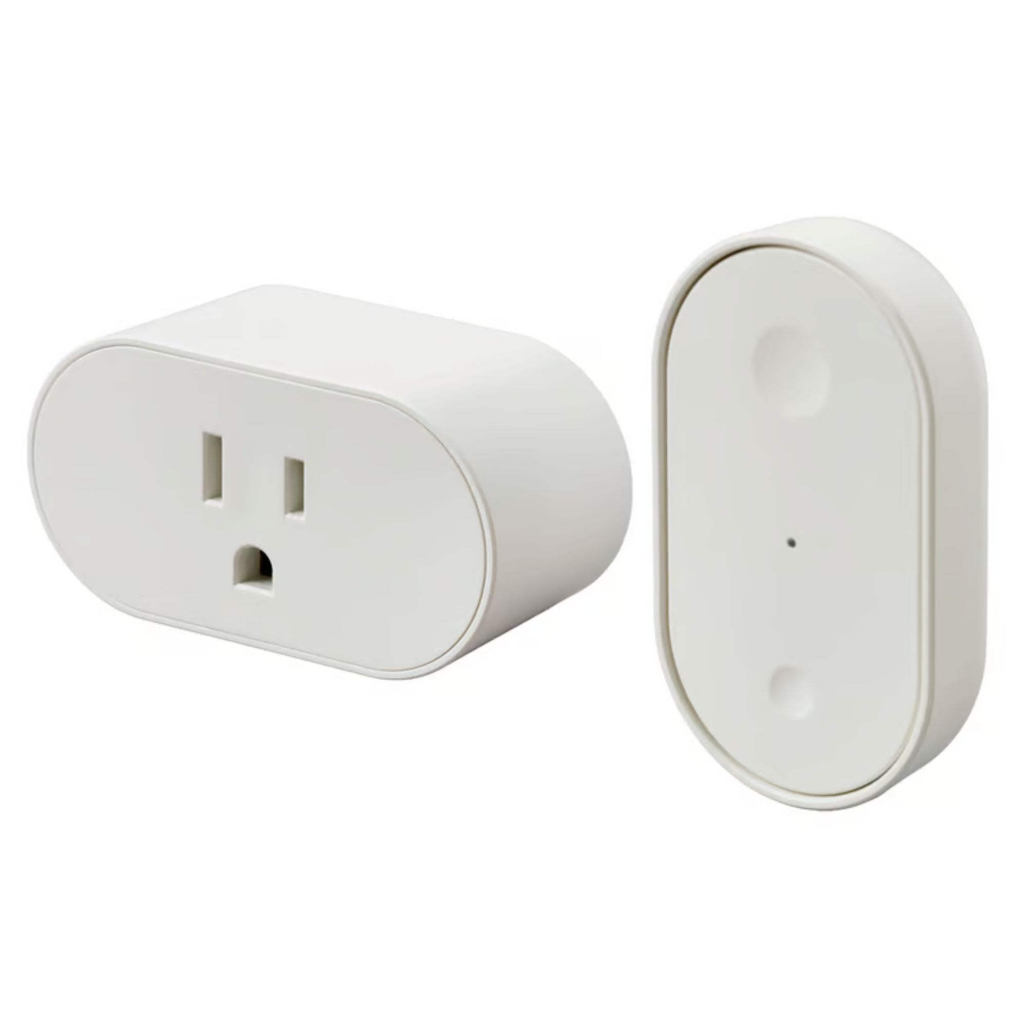 IKEA white GRILLPLATS Plug with remote control