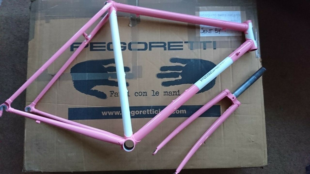 A Dario Pegoretti Luigino frame on eBay