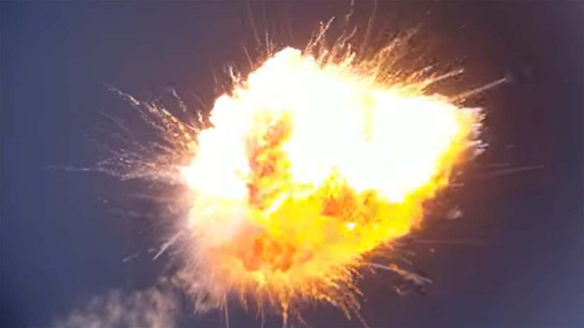 A Firefly Aerospace rocket launch ends in a spectacular explosion