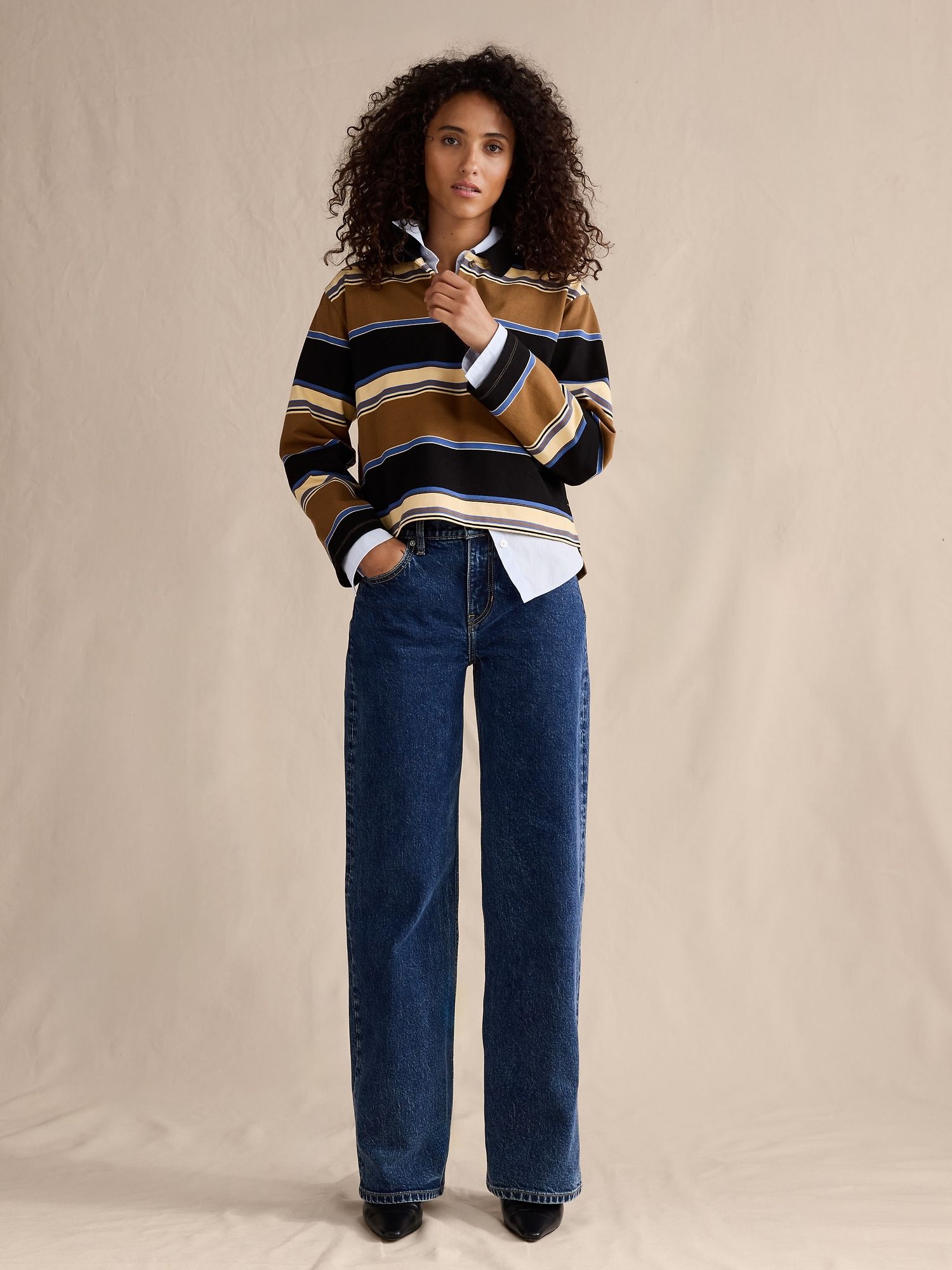 Mid-Rise 90s Loose Jean