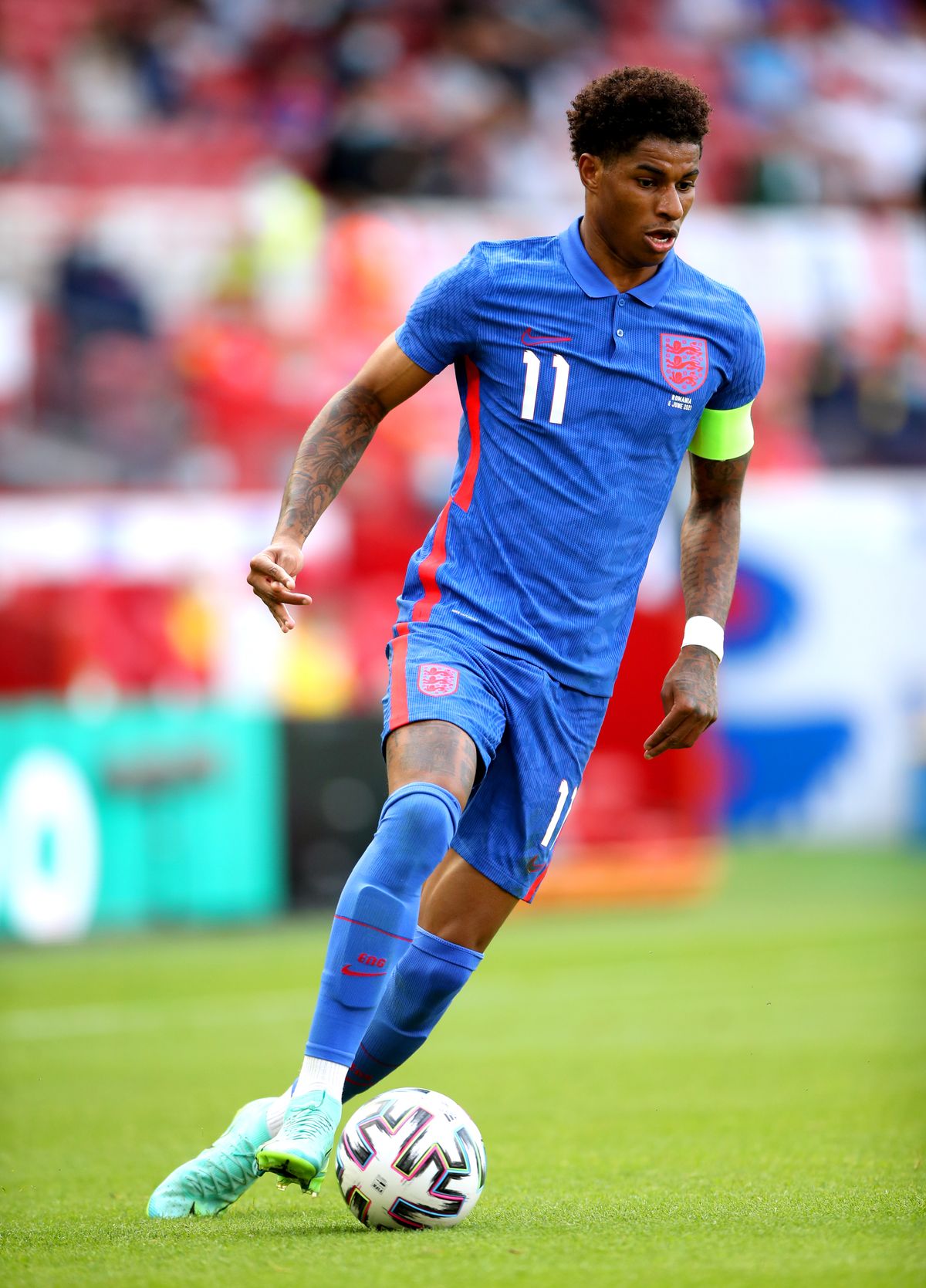 Marcus Rashford captained England in their recent Euro 2020 warm-up win over Romania.