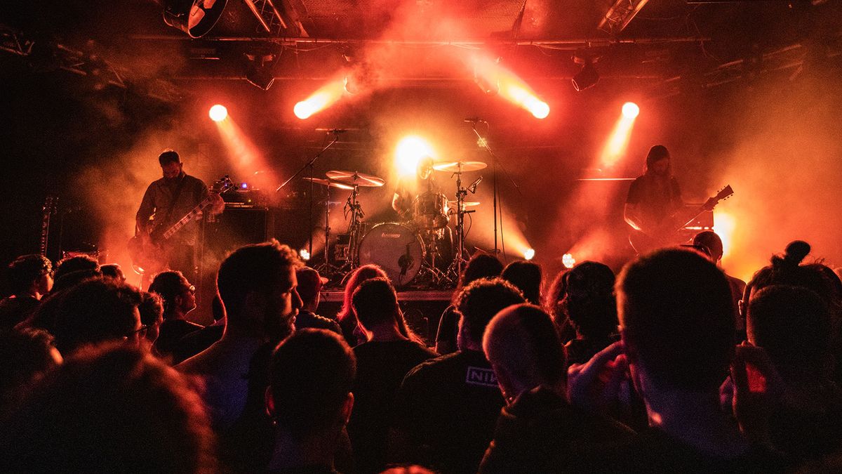 Russian Circles performing live