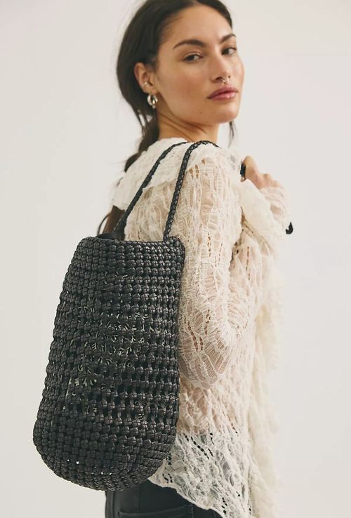 Woven Bucket Bag