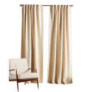 Linen curtains