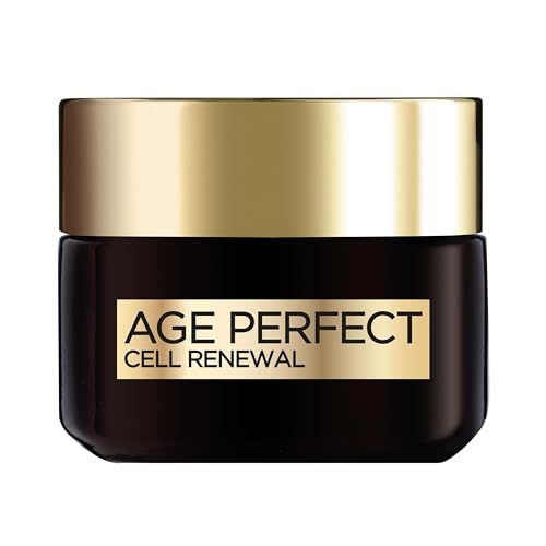 L'oreal Paris Cell Renew Day Cream, Age Perfect Anti-Oxidant Recovery Complex Day Cream for Anti- Wrinkle, Firmness and Vitality, 50ml