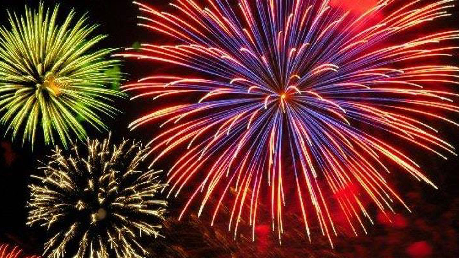 A photo of fireworks.