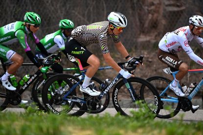 Trinity racing rider at Tour of the Alps