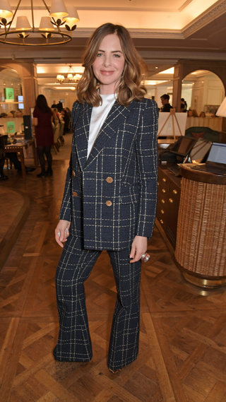 Trinny Woodall attends Turn The Tables 2020 hosted by Tania Bryer and James Landale in aid of Cancer Research UK at Fortnum & Mason on March 2, 2020 in London, England