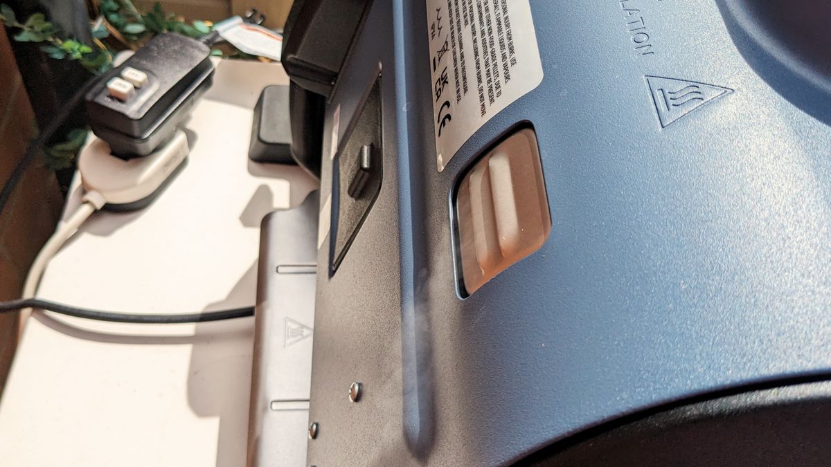 Ninja Woodfire Pro Connect XL being tested in writer's home