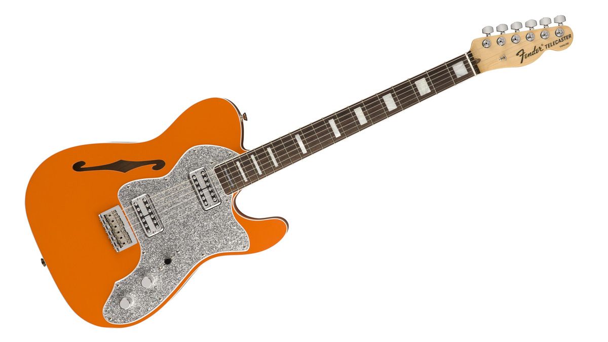 Fender debuts its latest model mash-up, the Tele Thinline Super 