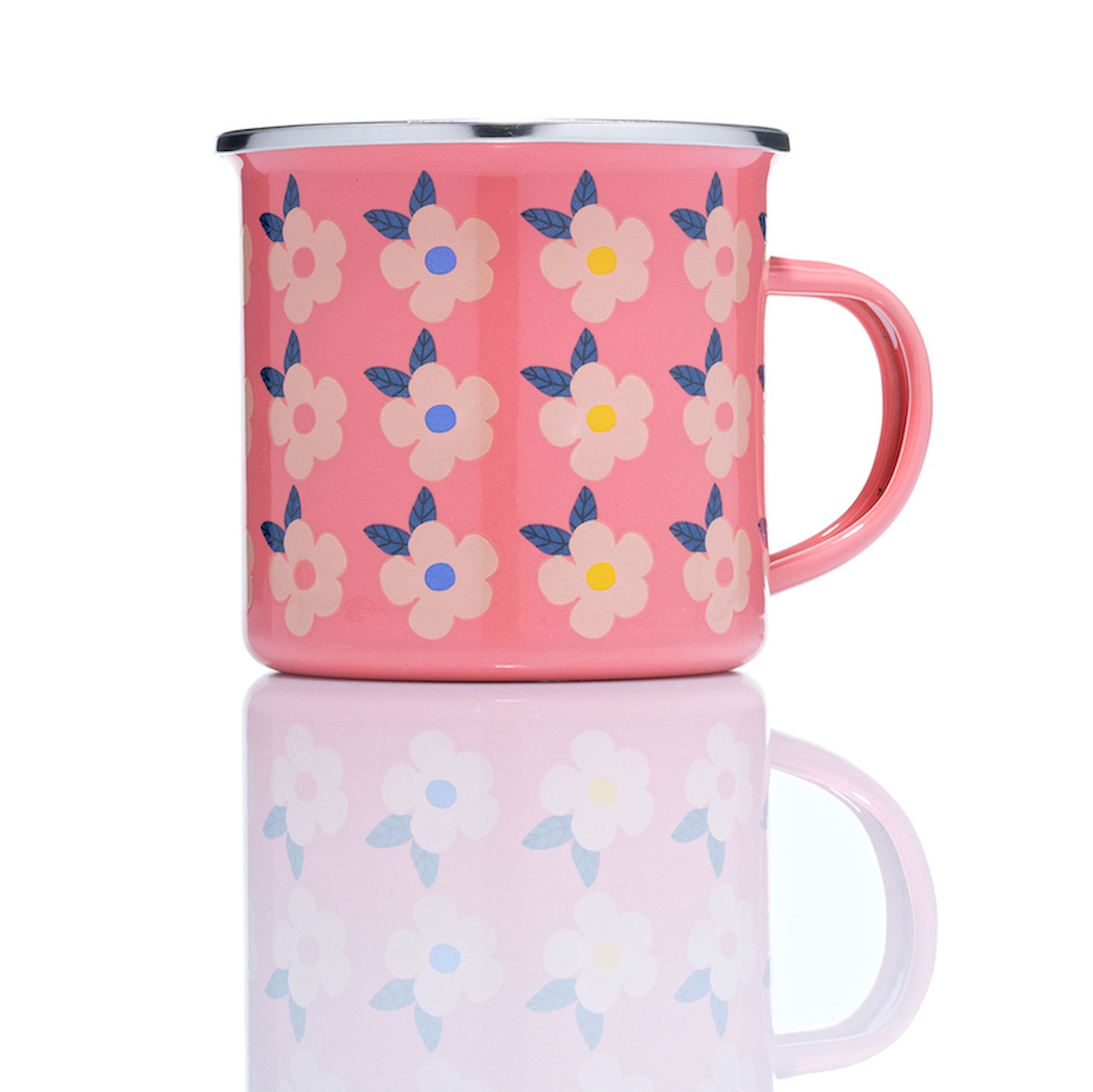 Enamel mug Enamelhappy