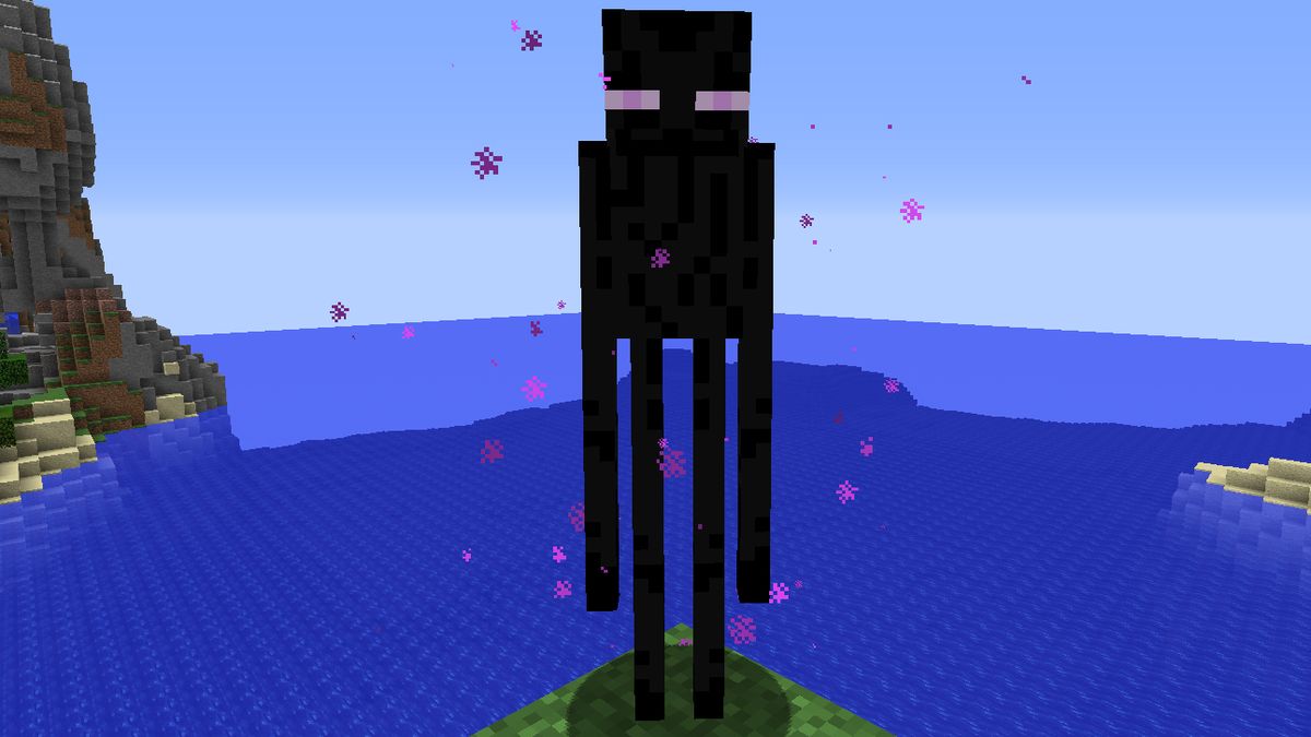 Enderman doesn't mind if you look at him in Minecraft Dungeons—just don't  get too close