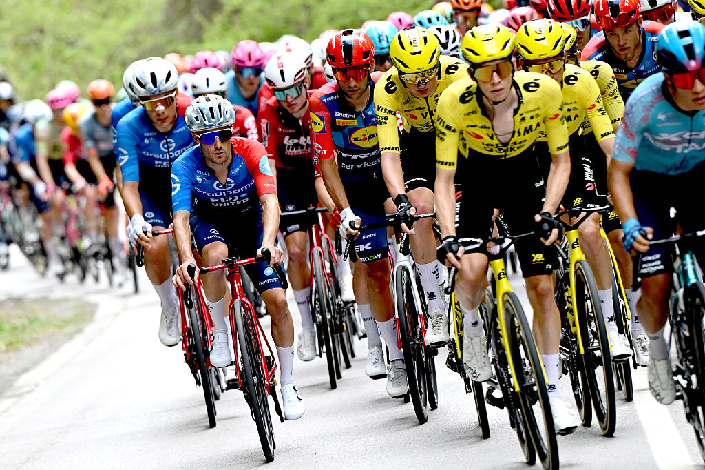 SOFIA, BULGARIA - MAY 10: Remy Rochas of France and Team Groupama - FDJ United competes during the 109th Giro d&amp;amp;apos;Italia 2026, Stage 3 a 175km stage from Plovdiv to Sofia / #UCIWT / on May 10, 2026 in Sofia, Bulgaria. (Photo by Dario Belingheri/Getty Images)