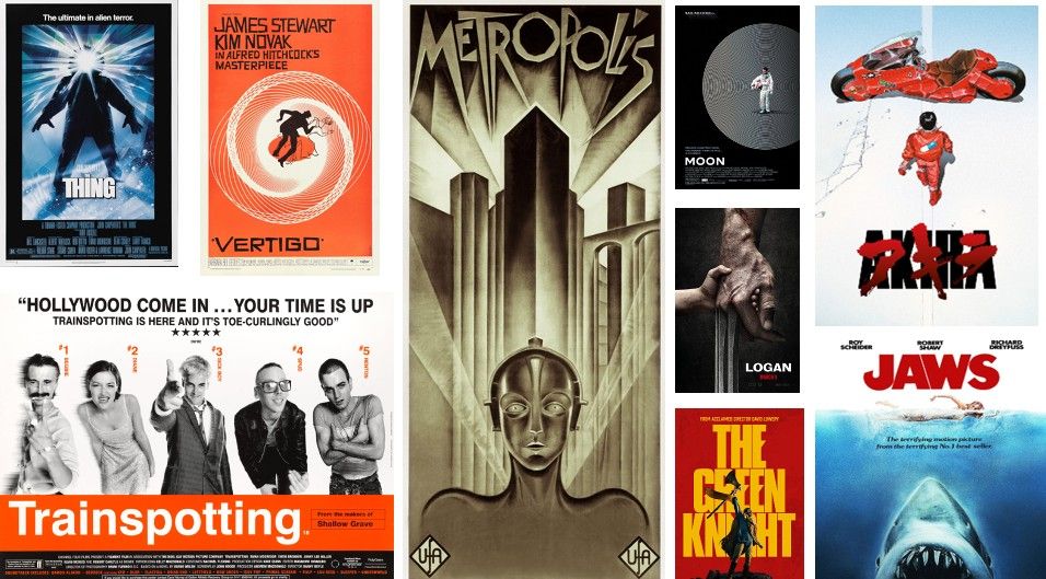 Selection of film posters