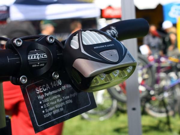 Light &amp; Motion has managed to squeeze an extraordinary 1,400 claimed lumens out of its new top-end Seca 1400 system but it also carries with it a hefty price tag of US$699.99.