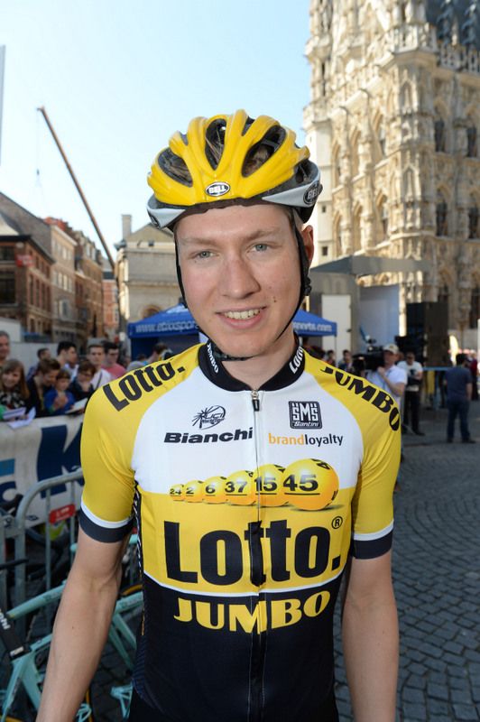 Wilo Kelderman (Lotto Jumbo) before the race got underway