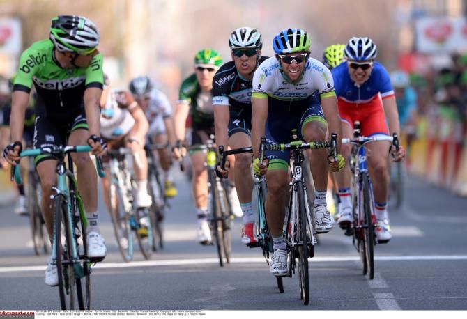 Michael Albasini (Orica-GreenEdge) crosses the line