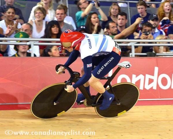 Jason Kenny (Great Britain) in men's sprint qualifying