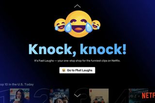 Netflix Fast Laughs Homepage