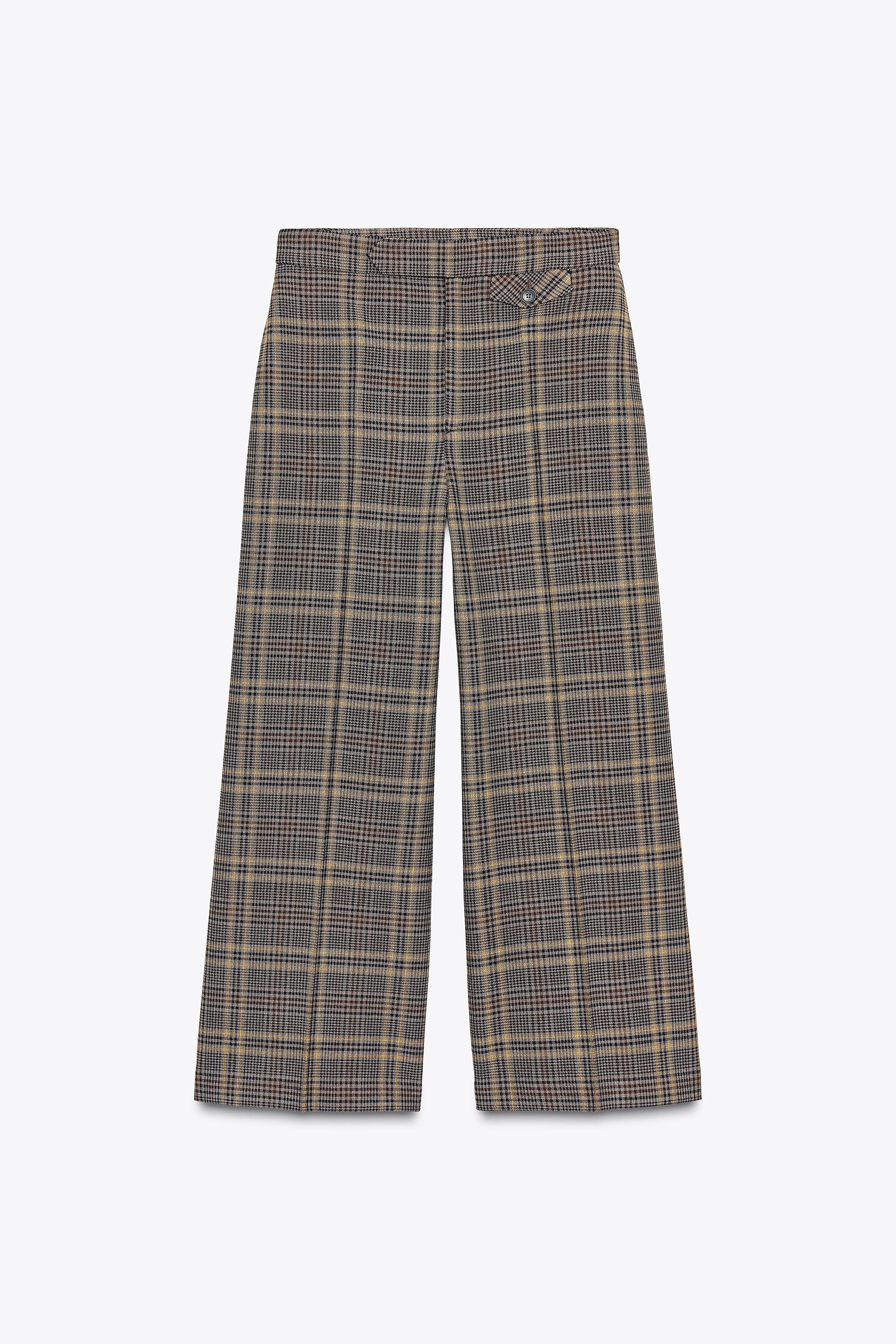 Zw Collection Plaid Ankle Pants