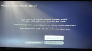 how-to-update-your-ps5-controller - Wait for your controller to notify you