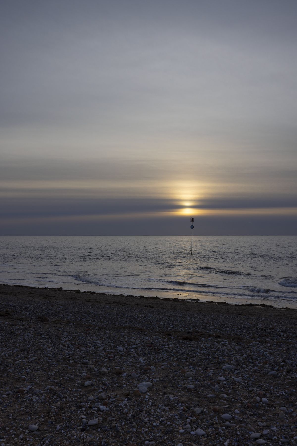 Marumi 100x150mm Magnetic Graduated ND Filter test shot taken at sunset on a beach