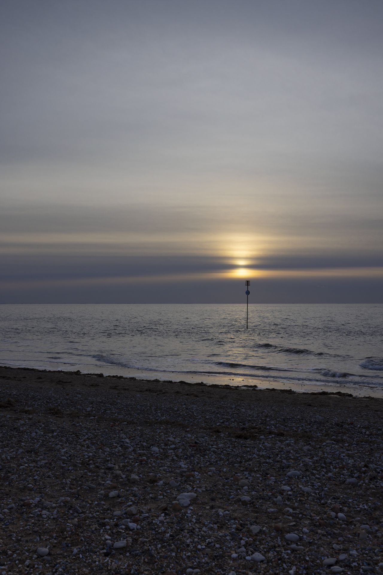 Marumi 100x150mm Magnetic Graduated ND Filter test shot taken at sunset on a beach