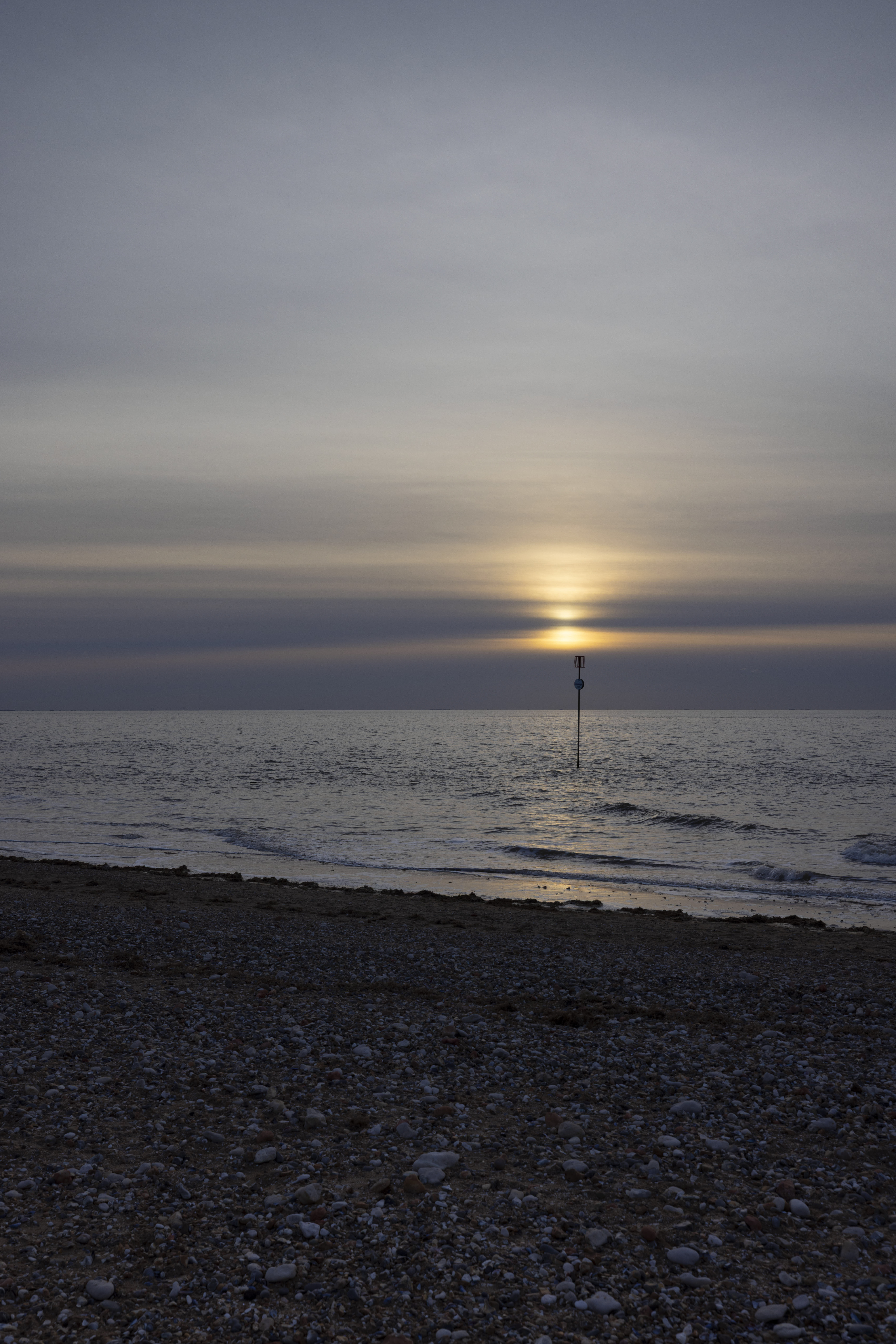 Marumi 100x150mm Magnetic Graduated ND Filter test shot taken at sunset on a beach