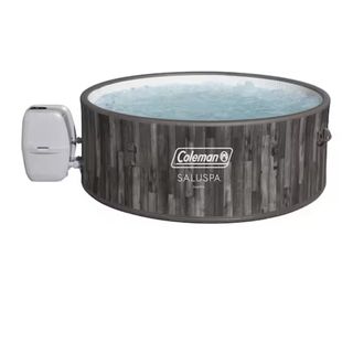 Coleman Napa SaluSpa 7-Person 180-Jet Inflatable Hot Tub against a white background.