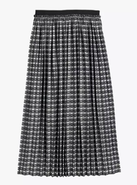Ted Baker Coliin Check Midi Skirt, Black | John Lewis &amp; Partners | £70 
With a feminine flared hem, this Ted Baker midi skirt is made from a soft and fluid fabric with plenty of movement thanks to the gather detail. It would make a smart addition to your wardrobe with its classic print. 