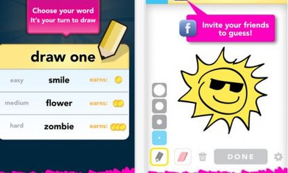 "Draw Something," the latest social app craze, combines elements of Pictionary and Scrabble.