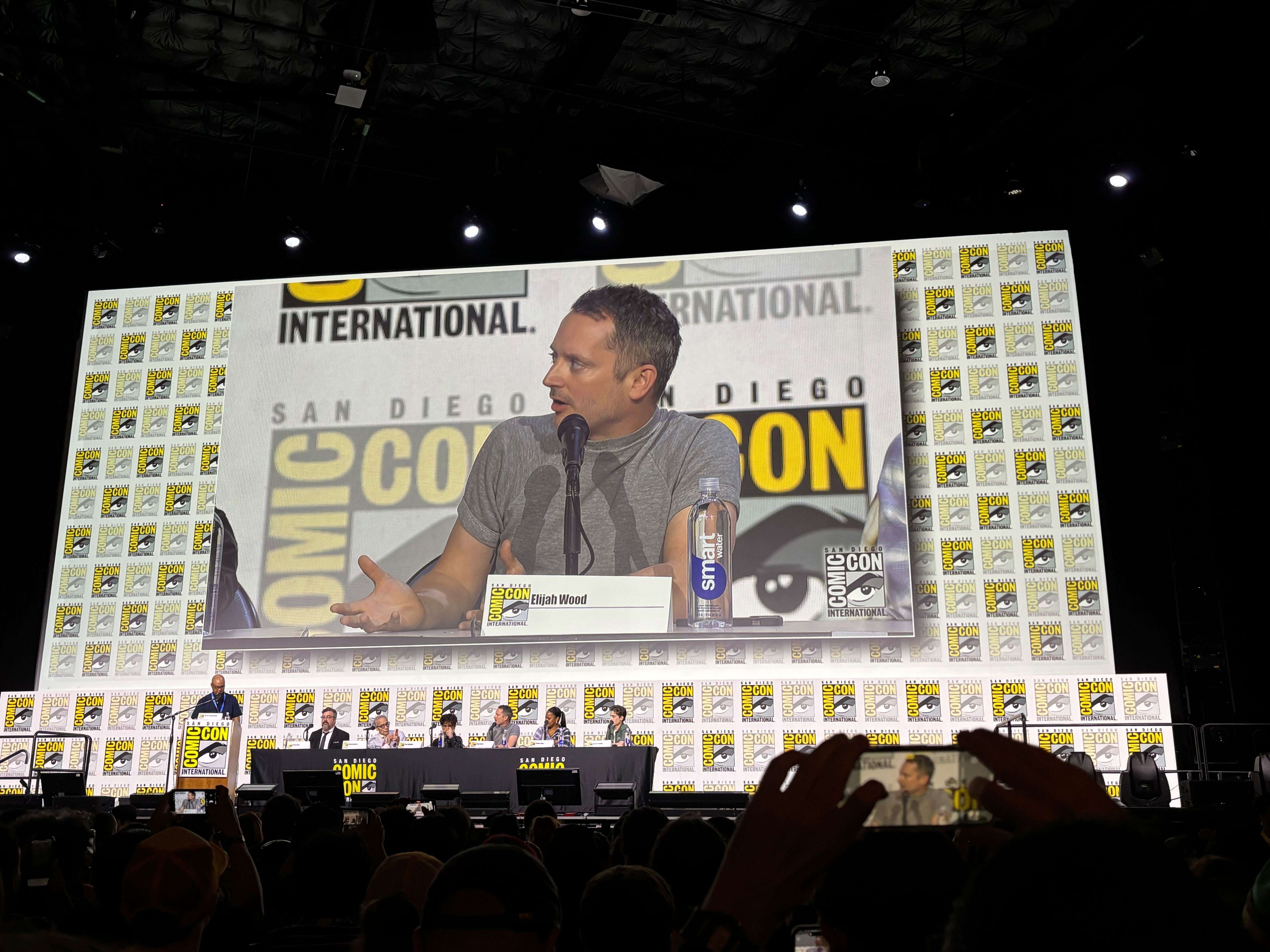 Elijah Wood at the Toxic Avenger Panel