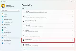 Windows 11 Contrast Themes