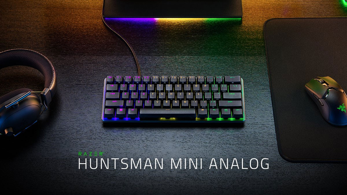 Razer's 60% Huntsman Mini Analog Lets You Dial in Your Actuation