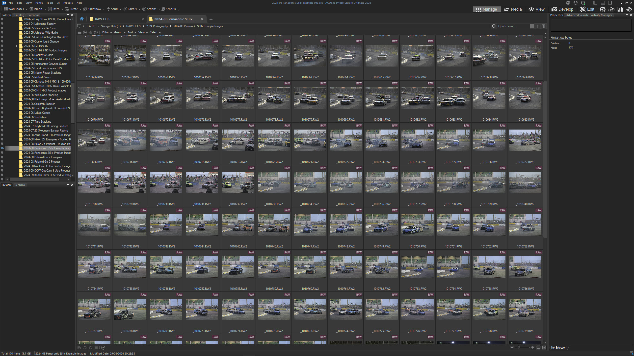 Screengrab of the ACDSee Photo Studio Ultimate 2026 user interface