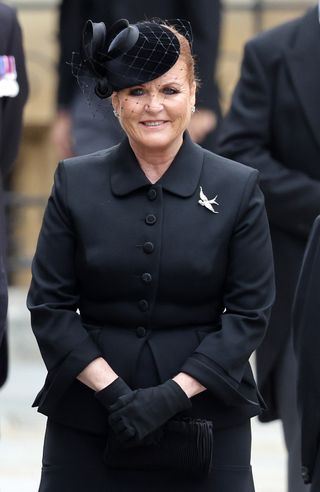 Sarah Ferguson at the Queen's funeral