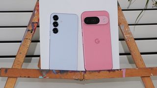 The Samsung Galaxy S25 compared to the Google Pixel 9.