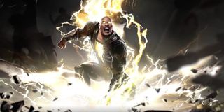 Mockup of The Rock as Black Adam