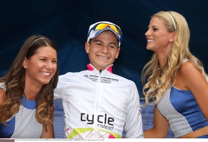 Kenny Elissonde (FDJ.fr) leads the young rider classification.