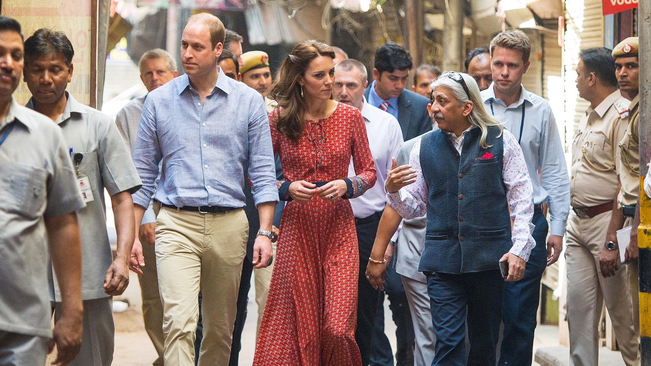Prince and Princess of Wales arrive for a visit to a contact centre run by the charity Salaam Baalak