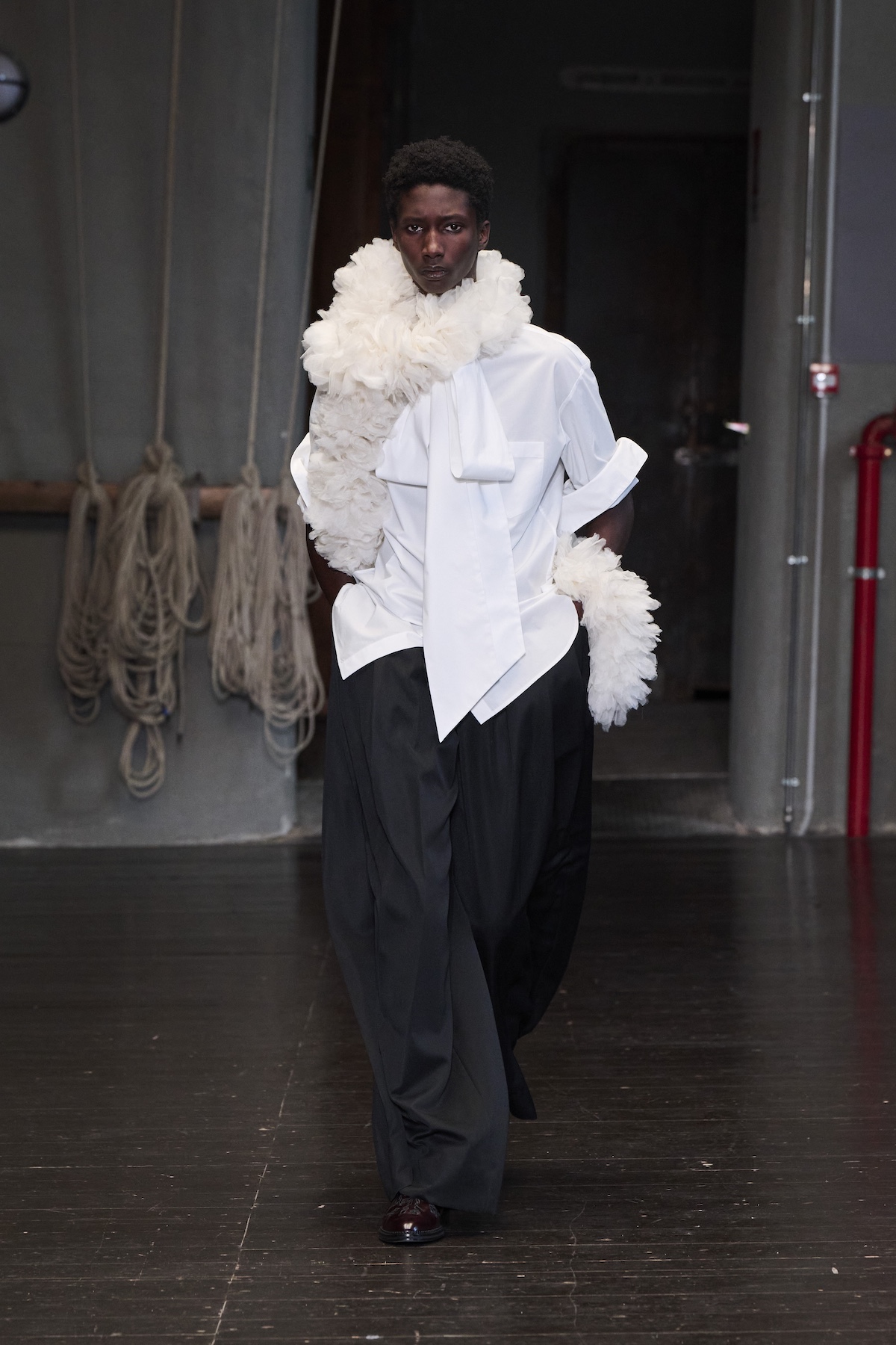 Simone Rocha S/S 2027 runway show at Pitti Uomo