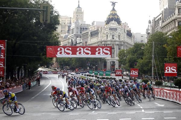 The final stage of the 2012 Vuelta a Espana in Madrid